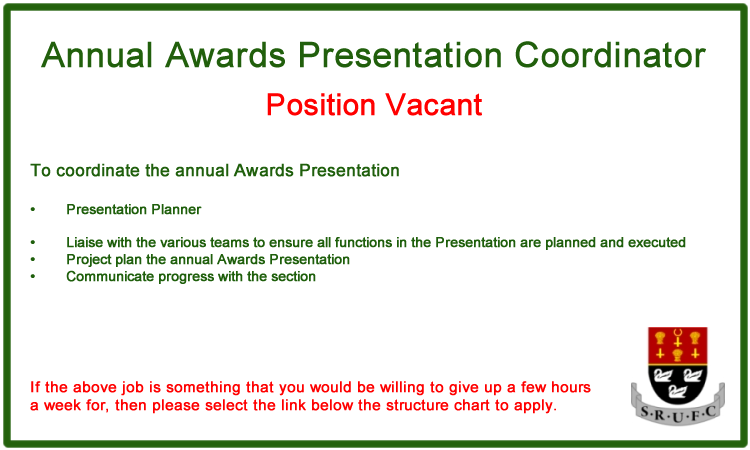 Annual Awards Presentation Coordinator