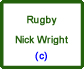 Rugby - Nick Wright